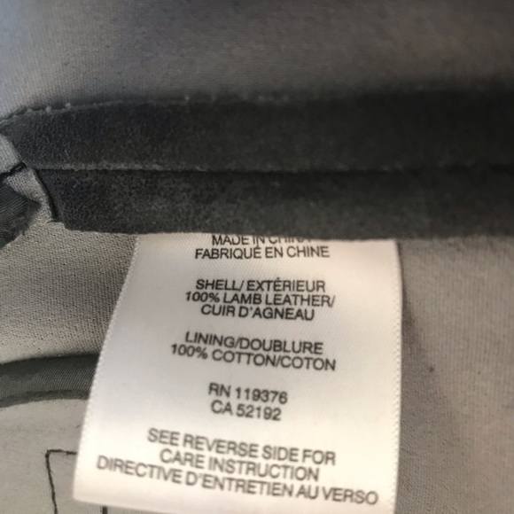 Helmut Lang 100% lamb leather pants